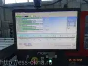 Процесс армирования на мониторе оператора